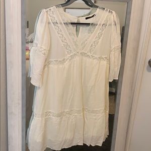 Cream lace dress